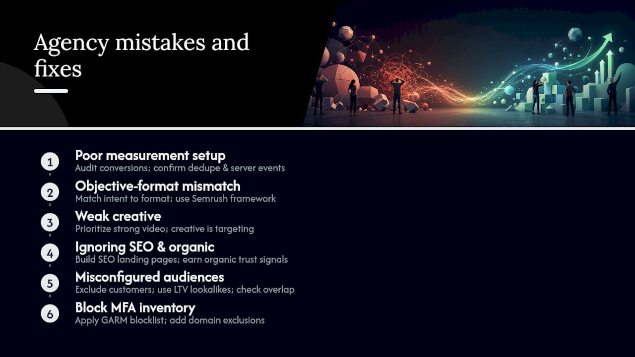 11. What most agencies get wrong (and how to fix it quickly) ,  overview diagram